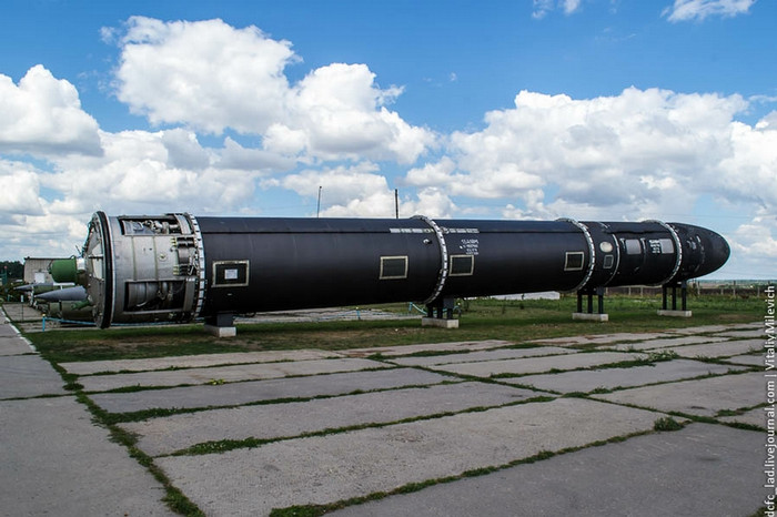 Tên lửa đạn đạo RS-20 “Voevoda”, NATO định danh là SS-18 “Satan”. Tên lửa đạn đạo RS-20 “Voevoda”, NATO định danh là SS-18 “Satan”.