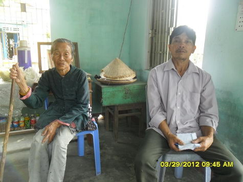 Cụ Võ Thị Dậu và ông Võ Là