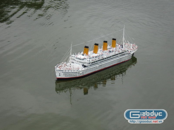 Mô hình tàu đã được hoạt động thành công