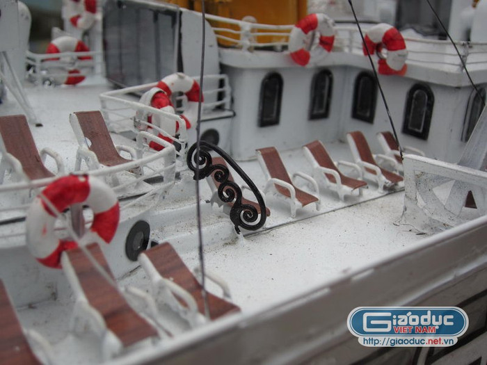 Cận cảnh từng hoa văn trang trí như thật