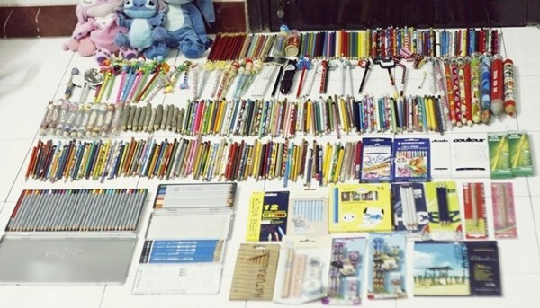 Oa... nhiều bút chì chưa này? Oa... nhiều bút chì chưa này?