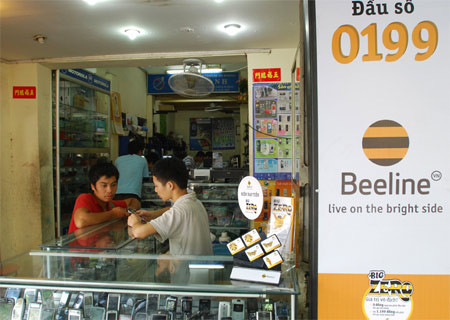 Sim tỷ phú Beeline hút khách, thuê bao mới phát triển hơn 10.000 mỗi ngày. Ảnh minh họa.
