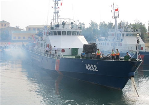 Tàu cảnh sát biển Việt Nam (ảnh minh họa, nguồn VNE) Tàu cảnh sát biển Việt Nam (ảnh minh họa, nguồn VNE)
