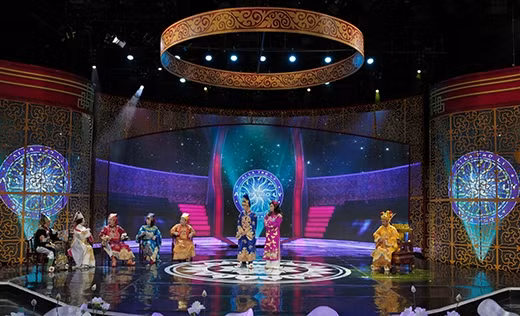 Sân khấu Táo quân 2015 khá hoành tráng