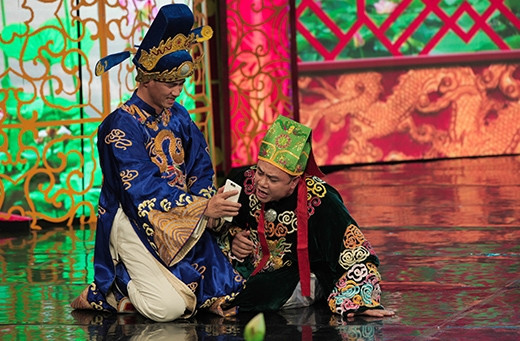 Dù rất cố gắng nhưng phần thi của các Táo vẫn không thể tạo ra tiếng cười Dù rất cố gắng nhưng phần thi của các Táo vẫn không thể tạo ra tiếng cười