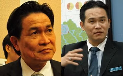 Nguyên Chủ tịch Sacombank Đặng VĂn Thành và con trai Đặng Hồng Anh.