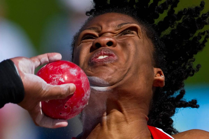 Một vận động viên của Trinidad và Tobago tham gia thi đấu thể thao trong thế vận hội Châu Mỹ "XVI Pan American Games" đang được tổ chức tại Guadalajara, Mexico ngày 27/10/2011.