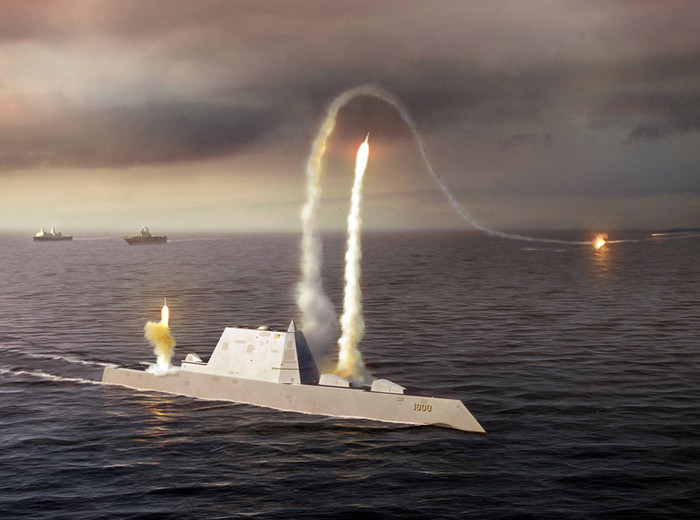Con tàu hiệu DDG 1000 USS Zumwalt này có giá 7 tỉ đô la Mỹ.