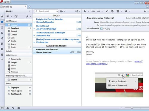 Opera ra mắt phiên bản mới với một loạt các cải tiến ảnh 1 Opera ra mắt phiên bản mới với một loạt các cải tiến ảnh 1