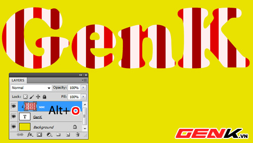Photoshop: Tạo hiệu ứng chữ kẹo que tuyết phủ cho ngày Noel ảnh 9 Photoshop: Tạo hiệu ứng chữ kẹo que tuyết phủ cho ngày Noel ảnh 9