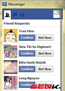 Trải nghiệm Facebook Messenger trên Windows 7 ảnh 5