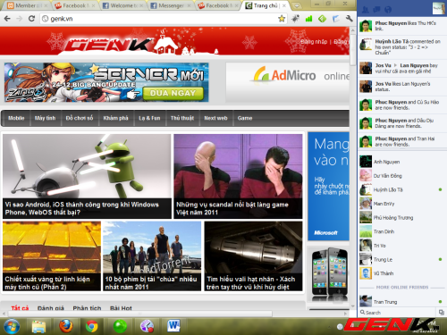 Trải nghiệm Facebook Messenger trên Windows 7 ảnh 7