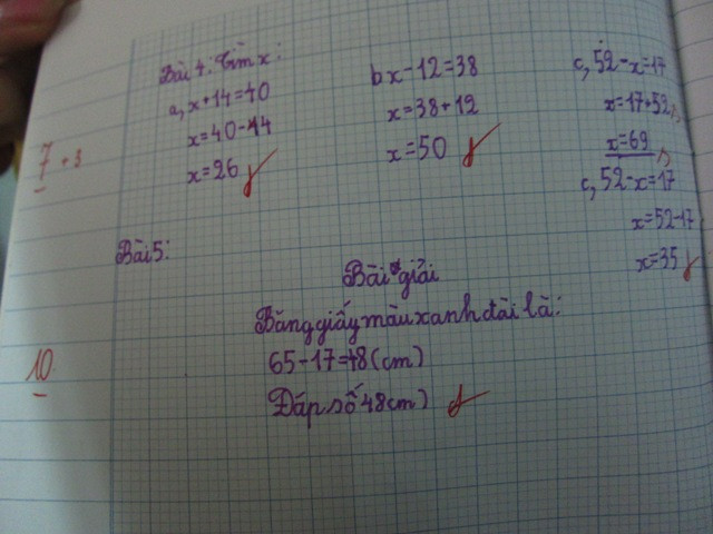 Những điểm 10, điểm 8 của lớp học Hy vọng Những điểm 10, điểm 8 của lớp học Hy vọng