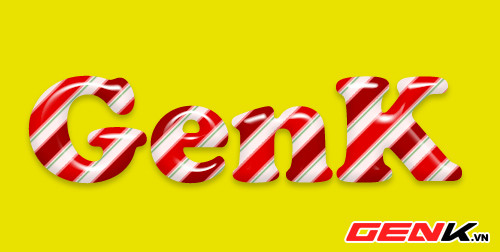 Photoshop: Tạo hiệu ứng chữ kẹo que tuyết phủ cho ngày Noel ảnh 15 Photoshop: Tạo hiệu ứng chữ kẹo que tuyết phủ cho ngày Noel ảnh 15