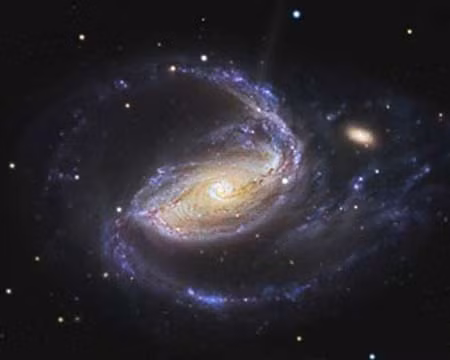 Hố đen “siêu trọng lượng” trong thiên hà (Ảnh: ABCNews)