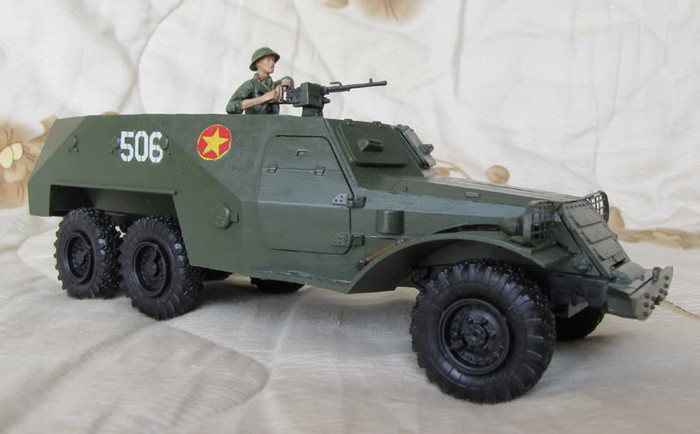 Mô hình xe bọc thép BTR-152 của Việt Nam Mô hình xe bọc thép BTR-152 của Việt Nam
