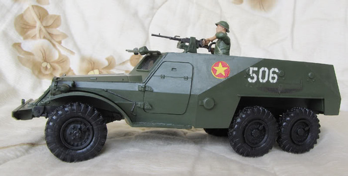 Mô hình xe bọc thép BTR-152 của Việt Nam Mô hình xe bọc thép BTR-152 của Việt Nam