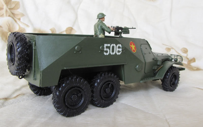 Mô hình xe bọc thép BTR-152 của Việt Nam Mô hình xe bọc thép BTR-152 của Việt Nam