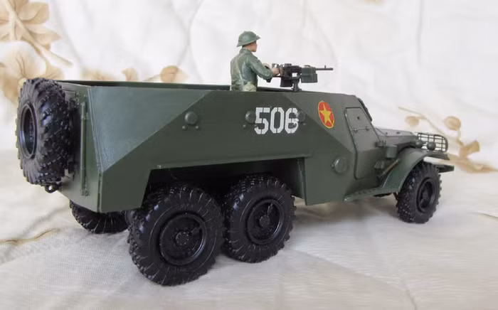 Mô hình xe bọc thép BTR-152 của Việt Nam Mô hình xe bọc thép BTR-152 của Việt Nam