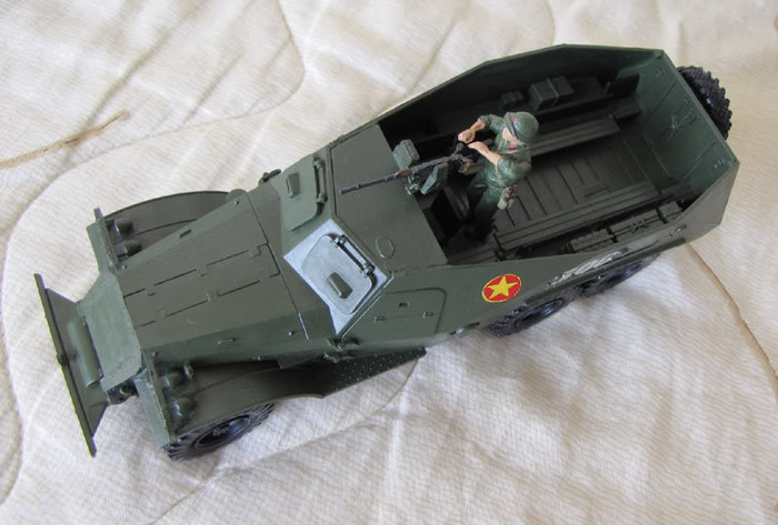 Mô hình xe bọc thép BTR-152 của Việt Nam Mô hình xe bọc thép BTR-152 của Việt Nam