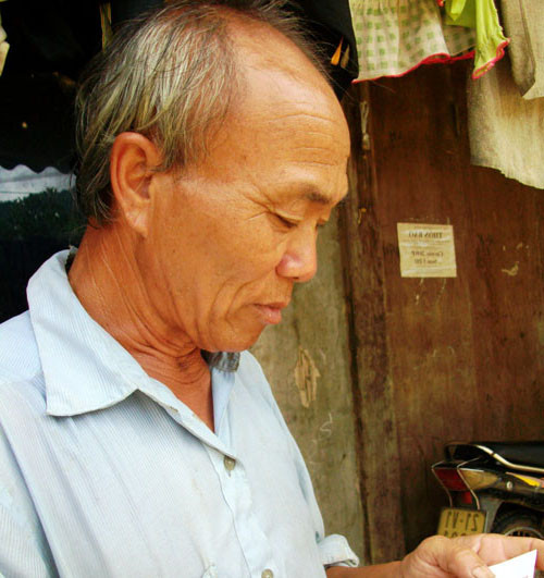 Ông Giàng Văn Vang, Chủ tịch Hội người cao tuổi xã Trạm Tấu.