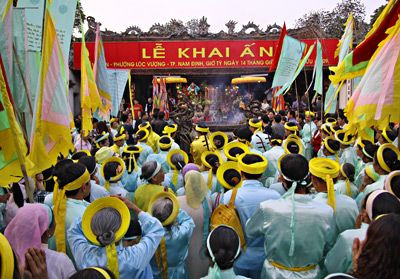Lễ khai ấn ở Đền Trần Nam Định Lễ khai ấn ở Đền Trần Nam Định
