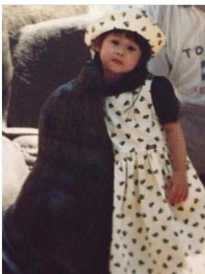 Cô bé Thảo Tiên thừa hưởng nhiều nét đẹp của mẹ.