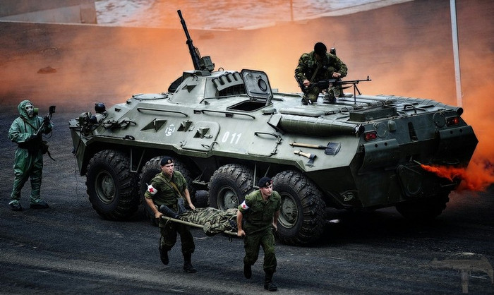 Những hình ảnh ấn tượng trong "Ngày Hải quân" tại Nga 29/7/2012