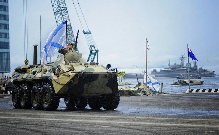 Những hình ảnh ấn tượng trong "Ngày Hải quân" tại Nga 29/7/2012