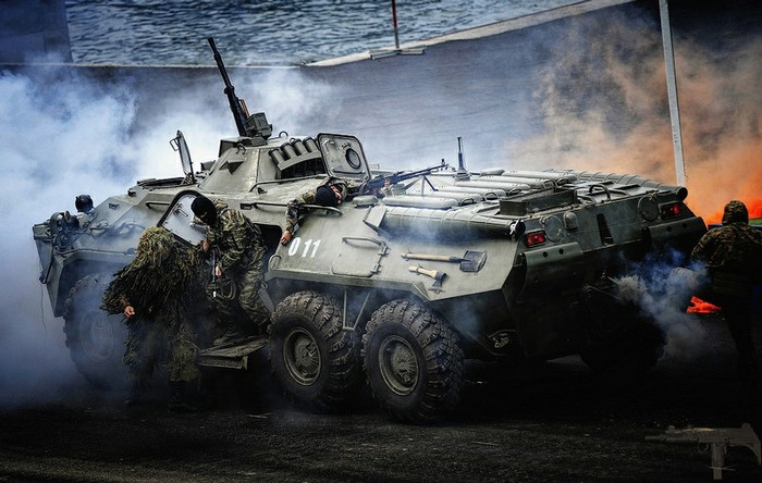 Những hình ảnh ấn tượng trong "Ngày Hải quân" tại Nga 29/7/2012