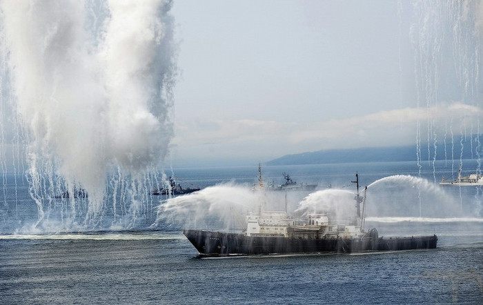 Những hình ảnh ấn tượng trong "Ngày Hải quân" tại Nga 29/7/2012