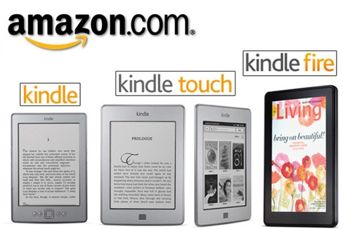 4 Kindle mới bên nhau Amazon đưa ra mức giá hấp dẫn cho dòng Kindle mới, “tăng nhiệt” cho thị trường e-reader và tấn công vào thị trường máy tính bảng. Mức giá của Fire chưa bằng một nửa so với iPad. 4 Kindle mới bên nhau Amazon đưa ra mức giá hấp dẫn cho dòng Kindle mới, “tăng nhiệt” cho thị trường e-reader và tấn công vào thị trường máy tính bảng. Mức giá của Fire chưa bằng một nửa so với iPad.