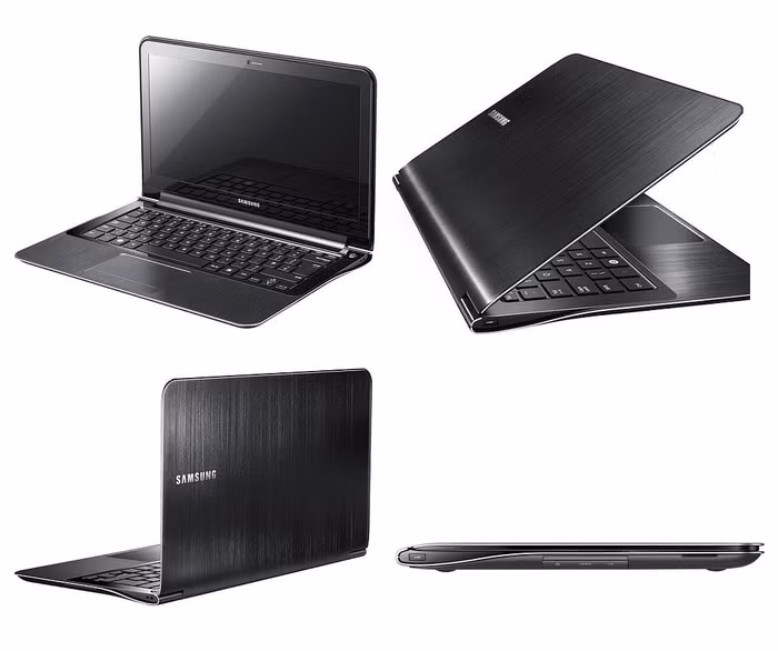 Samsung Series 9 Samsung Series 9 dày 0,64 inch, và nhẹ hơn một chút so với MacBook Air 13-inch. Màn hình sáng, bàn phím và phần cảm ứng rất tuyệt, vi xử lý Core i5.