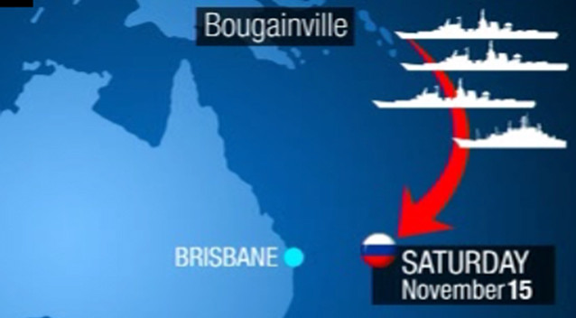 Đoàn tàu chiến gồm 4 chiếc của Hạm đội Thái Bình Dương, Hải quân Nga