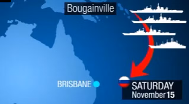 Đoàn tàu chiến gồm 4 chiếc của Hạm đội Thái Bình Dương, Hải quân Nga