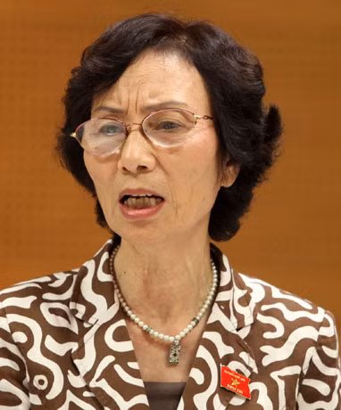 * Đại biểu Quốc hội Bùi Thị An. Ảnh: Việt Dũng/