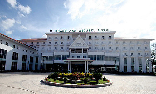 Toàn cảnh khách sạn 4 sao Hoàng Anh Attapeu tại Lào. Ảnh: HAGL Group. Toàn cảnh khách sạn 4 sao Hoàng Anh Attapeu tại Lào. Ảnh: HAGL Group.