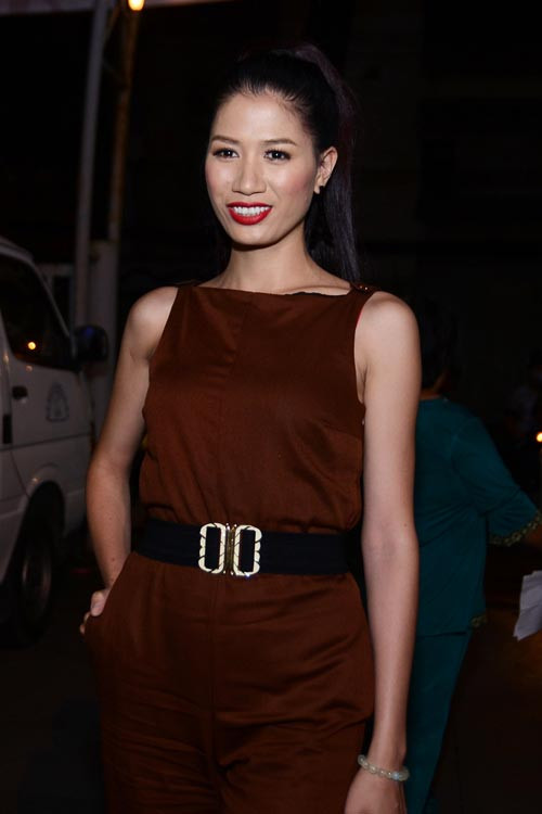 Bà chủ quán bún đậu mắm tôn Trang Trần cũng đến xem chương trình Bà chủ quán bún đậu mắm tôn Trang Trần cũng đến xem chương trình