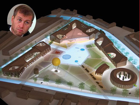 Abramovich còn chi 400 triệu USD mua hòn đảo New Holland tại St. Petersburg, trước đây là một căn cứ quân sự, để làm nơi cất giữ những tác phẩm nghệ thuật của mình.