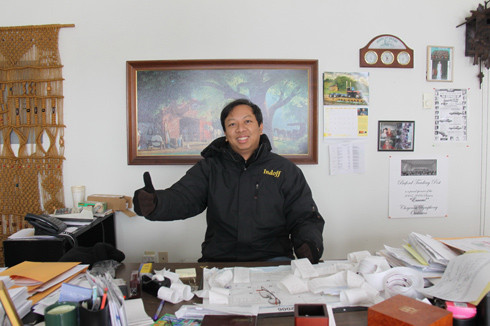 Phòng làm việc rộng khoảng 40m2, chỉ dành cho một người làm việc. Phòng làm việc rộng khoảng 40m2, chỉ dành cho một người làm việc.