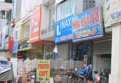 Văn phòng nhà đất trên đường Khuất Duy Tiến chuyển sang kinh doanh dịch vụ photocopy Văn phòng nhà đất trên đường Khuất Duy Tiến chuyển sang kinh doanh dịch vụ photocopy