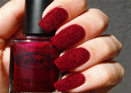 Móng tay nhung là "mốt" của giới trẻ hiện nay Móng tay nhung là "mốt" của giới trẻ hiện nay