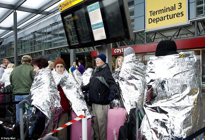 So sánh với đợt tuyết lạnh năm 2010 tại sân bay Heathrow