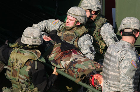 Lính Mỹ trong tập trận ở Hàn Quốc (ảnh minh hoạ)