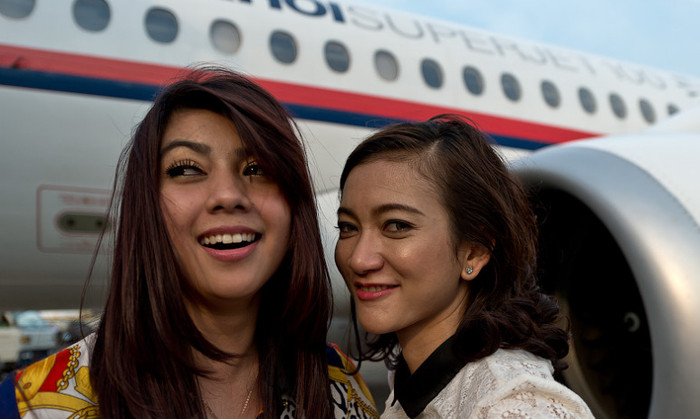 Chiếc Sukhoi Superjet-100 trước khi xảy ra chuyến bay định mệnh