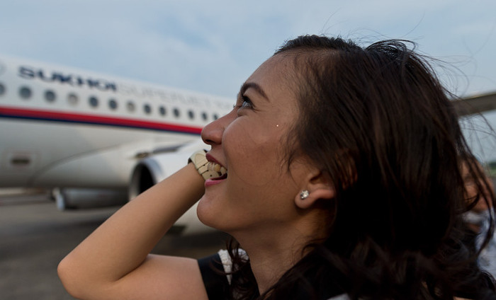 Chiếc Sukhoi Superjet-100 trước khi xảy ra chuyến bay định mệnh