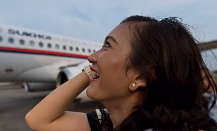 Chiếc Sukhoi Superjet-100 trước khi xảy ra chuyến bay định mệnh