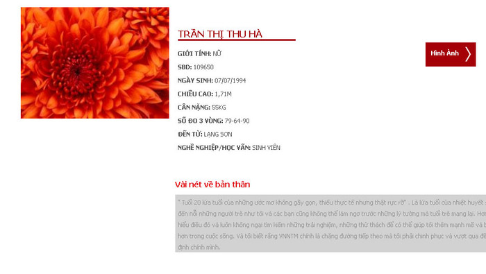 Những bông hoa cũng có thể trở thành....thí sinh