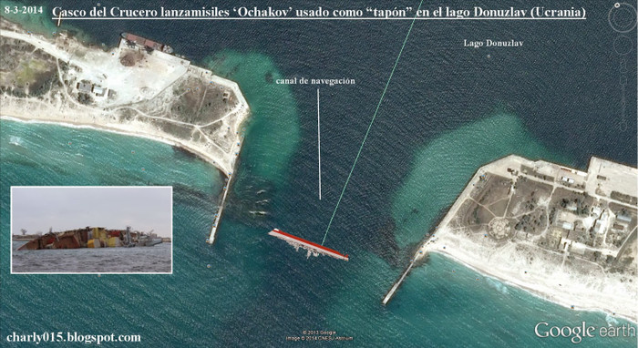 Vịnh Donuzlav đã bị phong tỏa bởi hành động đánh đắm tàu Vịnh Donuzlav đã bị phong tỏa bởi hành động đánh đắm tàu