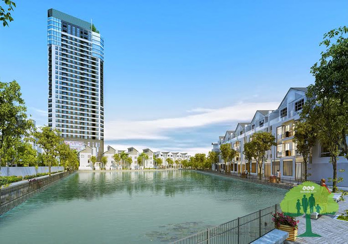 Hồ điều hòa rộng gần 1 ha nằm ở vị trí trung tâm của FLC Garden City. Hồ điều hòa rộng gần 1 ha nằm ở vị trí trung tâm của FLC Garden City.